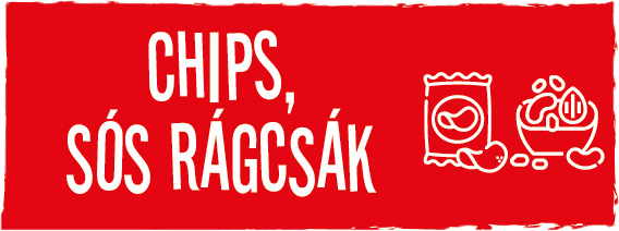 Chips, sós rágcsák