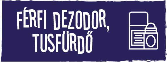 Férfi dezodor, tusfürdő