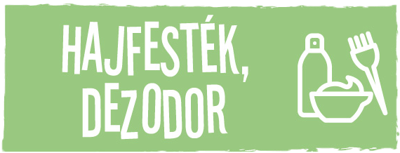 Hajfesték, dezodor