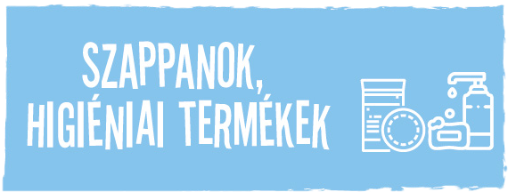 Szappanok, higiéniai termékek
