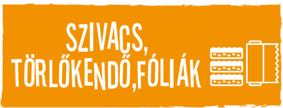 Szivacs, törlőkendő, fóliák